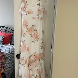 Gorgeous white floral dress